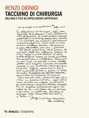 cover image of Taccuino di chirurgia